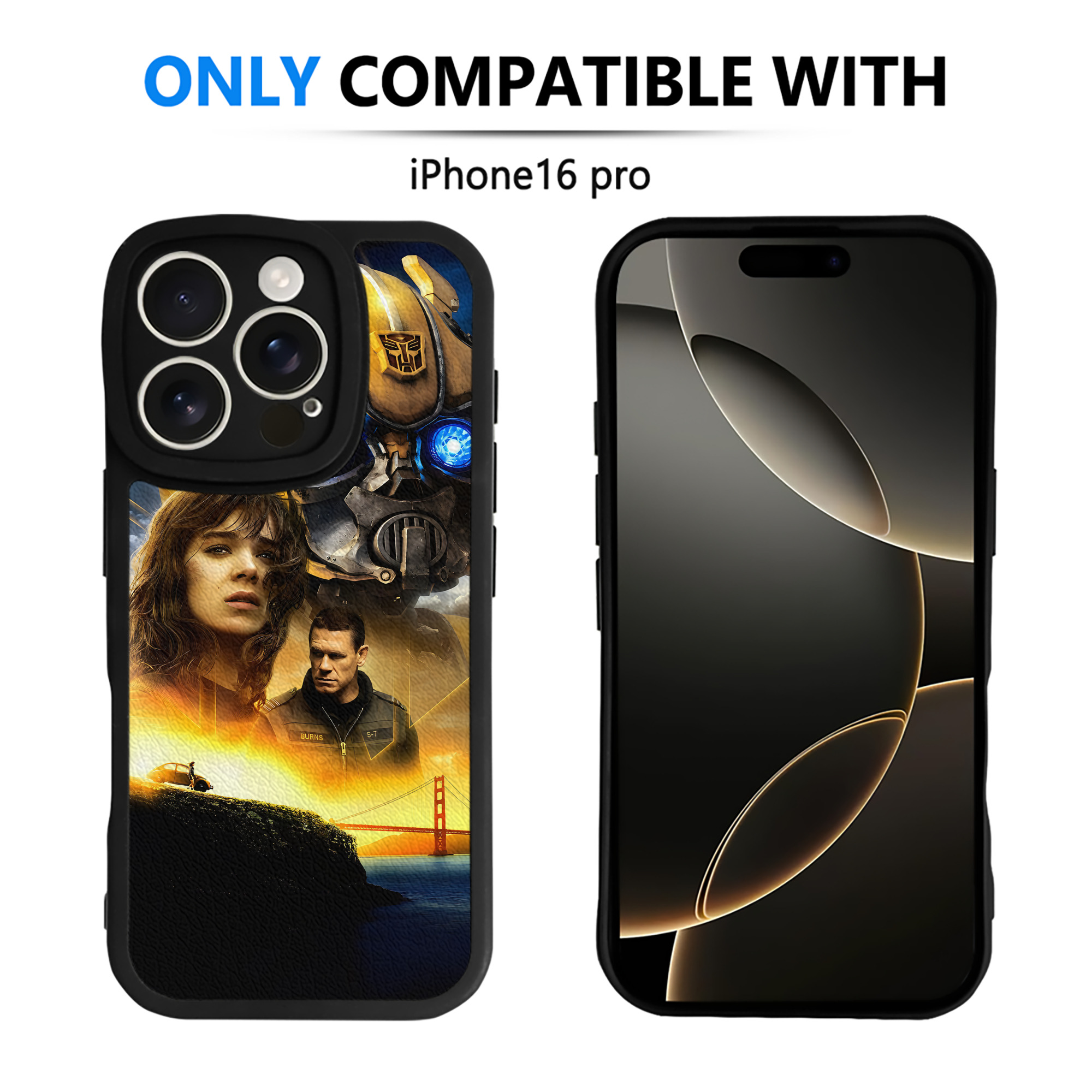 （画像用） Transformers トランスフォーマー 【iPhone 16シリーズ対応】シリコンスマホケース（レザー調） 材質：シリコン